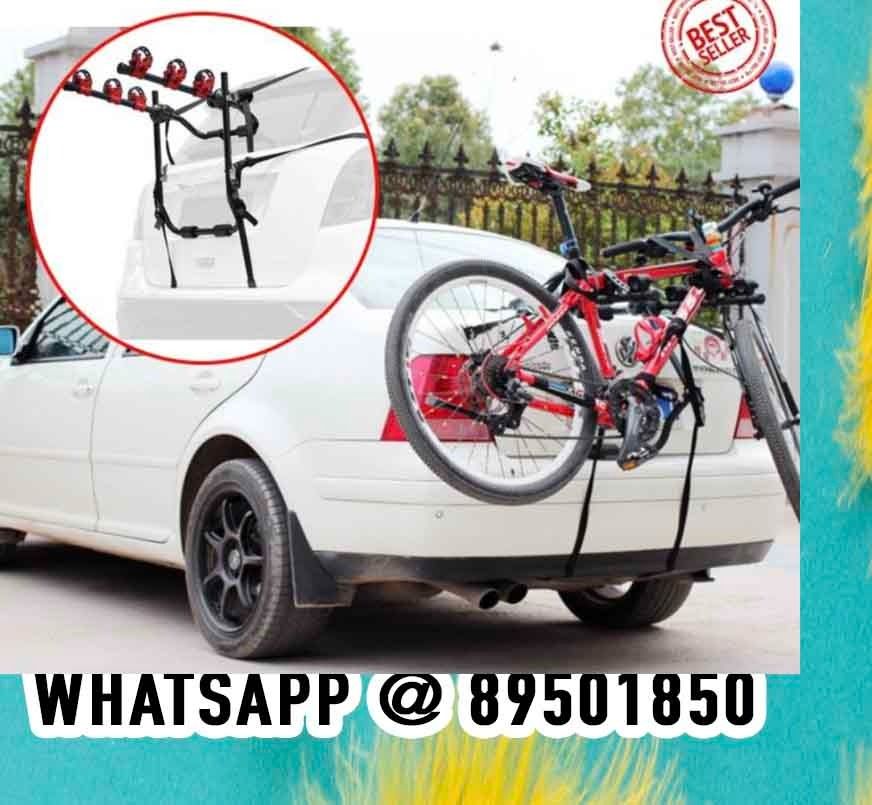 Universal 3 bike store rack
