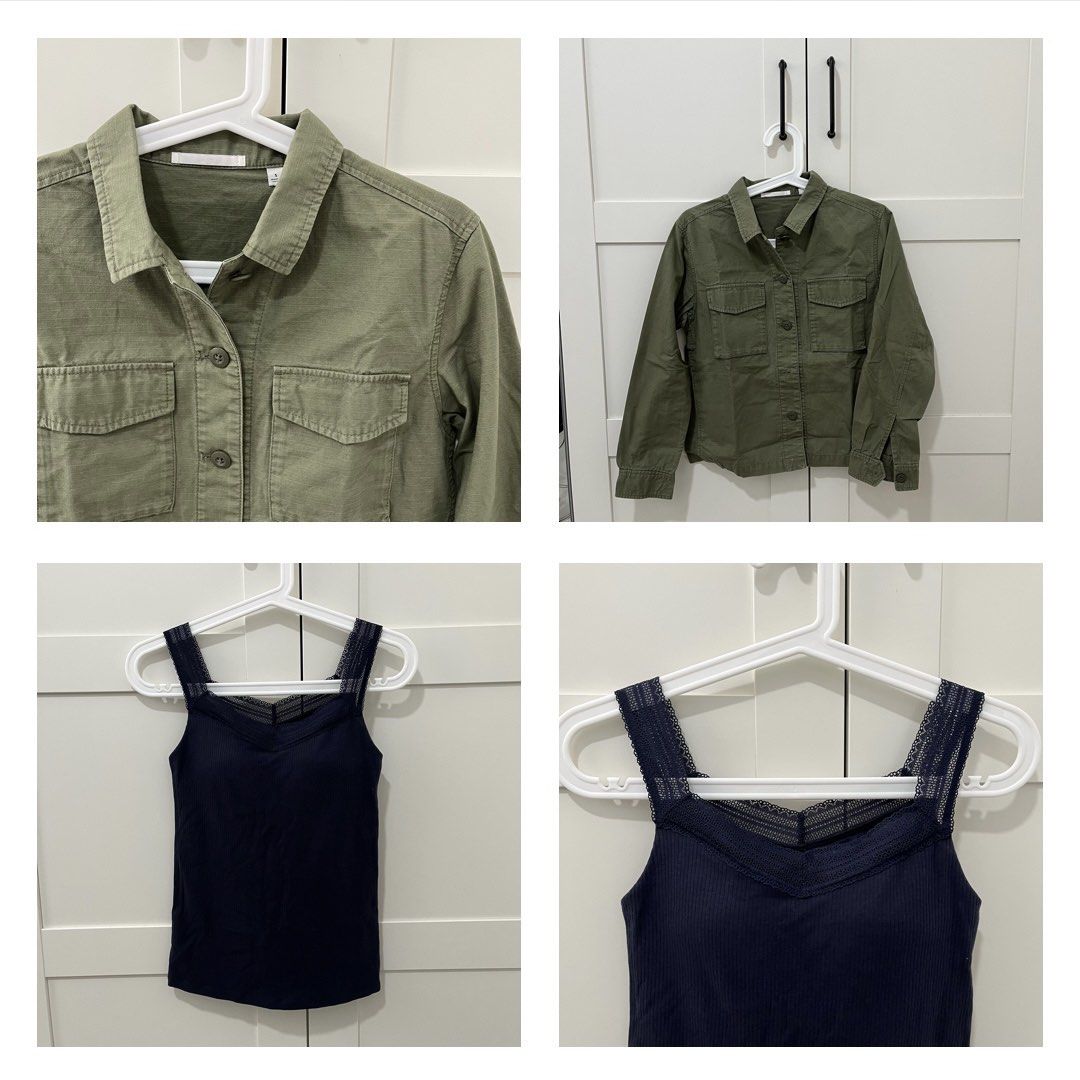 UPDATED - S) UNIQLO Top Outerwear Coat Airism Camisole Inner CLEARANCE,  Women's Fashion, Tops, Other Tops on Carousell