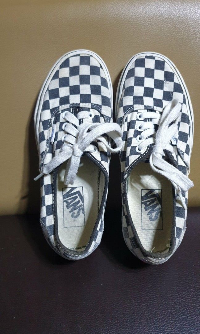 Size 3 checkerboard vans clearance
