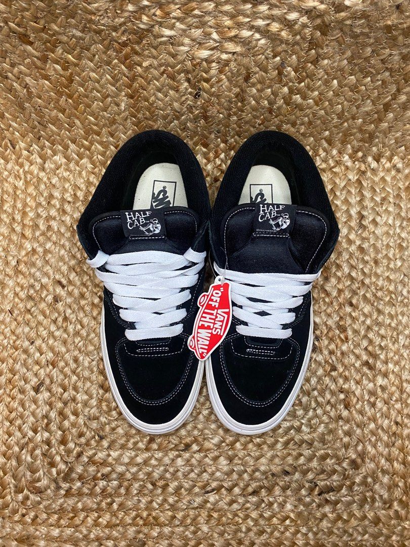 Vans Half Cab Style 33 Ox Anaheim OG Black True White Fesyen Pria