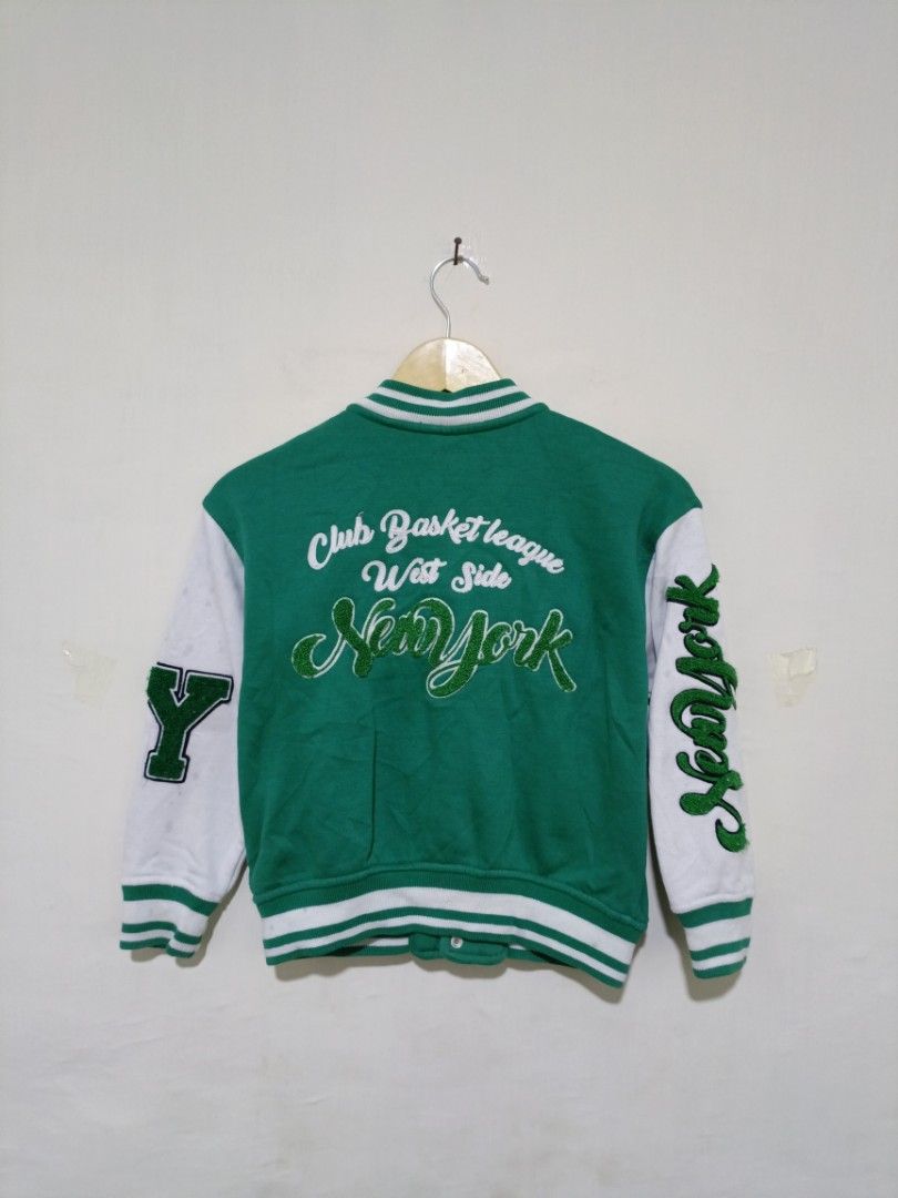 Jaket anak sultan Varsity Zara original all bordir not hnm uniqlo