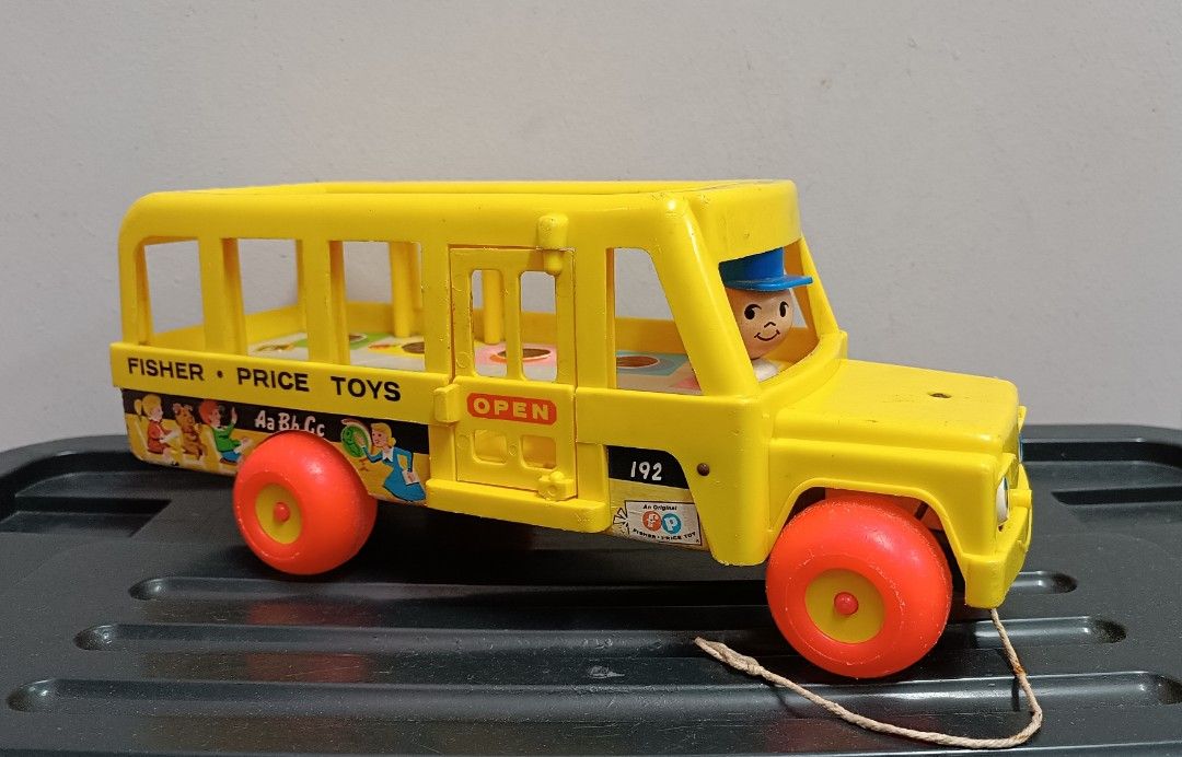 Fisher price bus vintage on sale