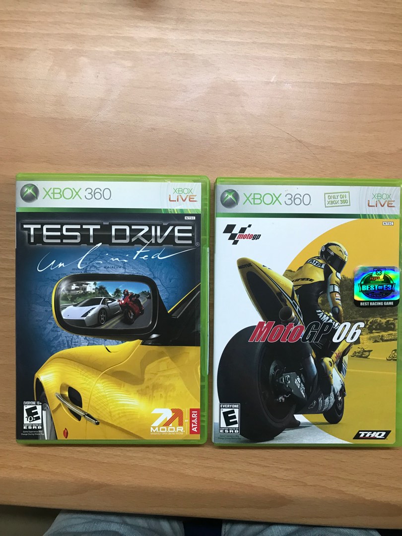 Xbox 360 Moto GP06 & Test Drive, 電子遊戲, 電子遊戲, Xbox - Carousell