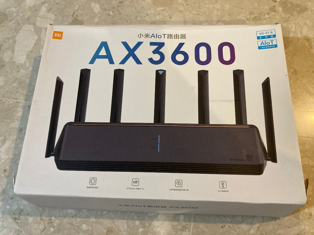 Xiaomi Mi AIoT Router AX3600 Wifi 6 Dual-Band, Computers & Tech, Parts ...