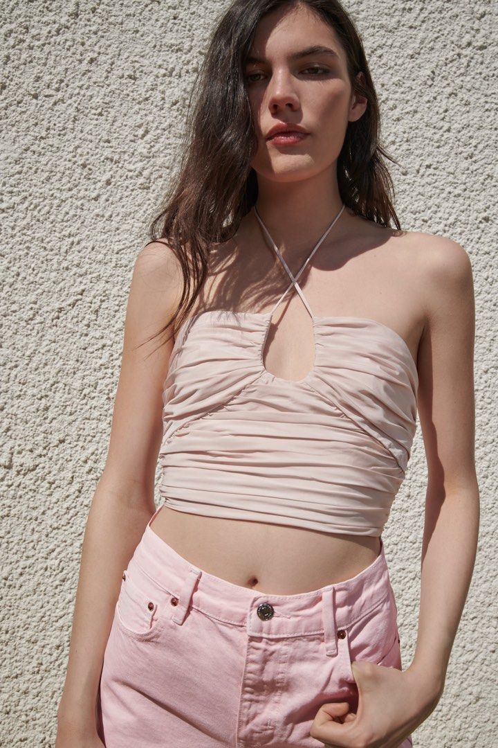 Draped top limited edition zara Clearance