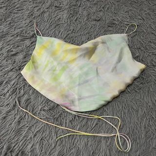 ZARA SATIN CROP TOP