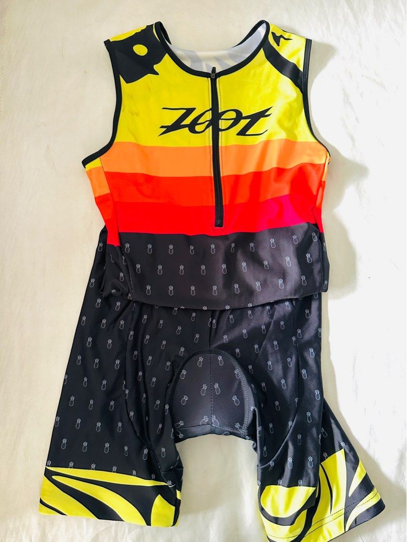 Zoot Tri suit cycling sportswear Mens large size with Gel Pad on Carousell