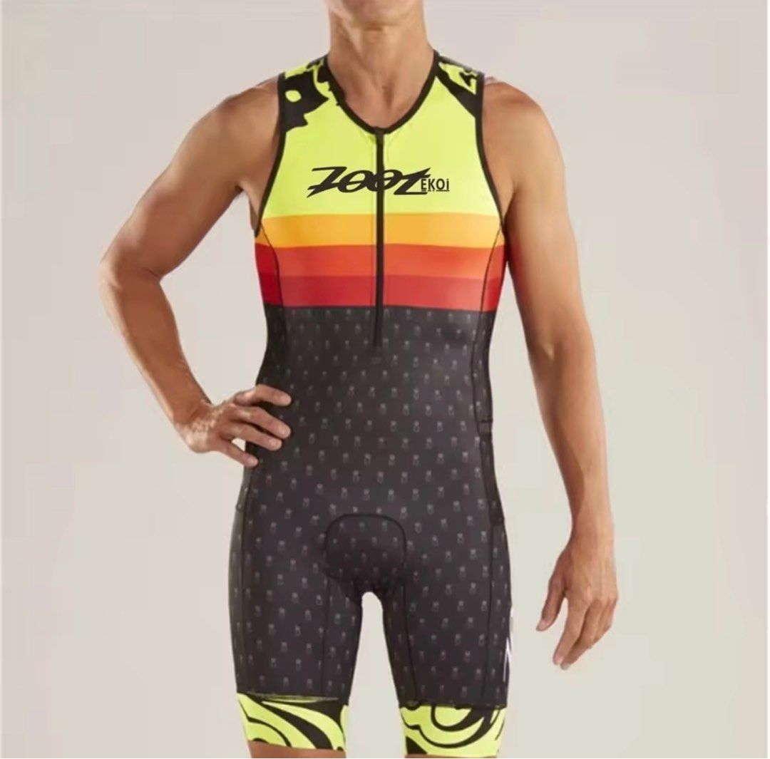 Zoot Tri suit cycling sportswear Mens large size with Gel Pad on Carousell