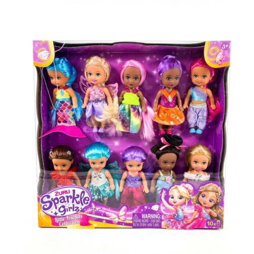 ZURU Sparkle Girlz Fantasy Little Friends Set Of 10 Dolls By Zuru - View #12