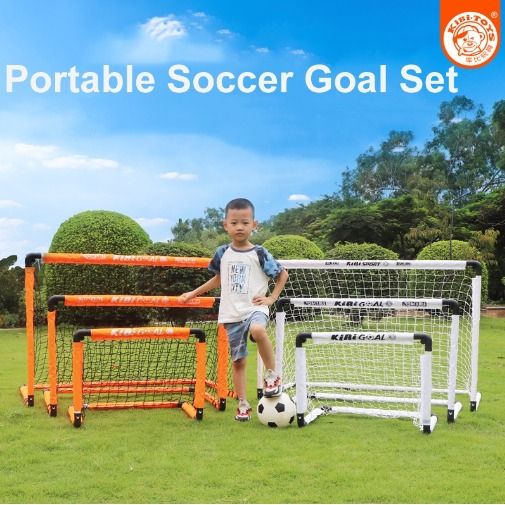 Franklin Sports Kids Mini Soccer Goal Set - Backyard + Indoor Mini Net and  Ball Set with Pump - Portable Folding Youth Soccer Goal Set - Perfect Kids