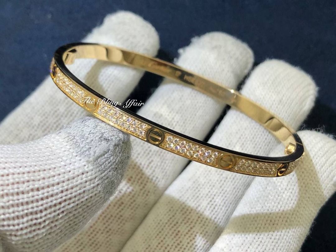 White gold diamond cartier love bracelet new arrivals