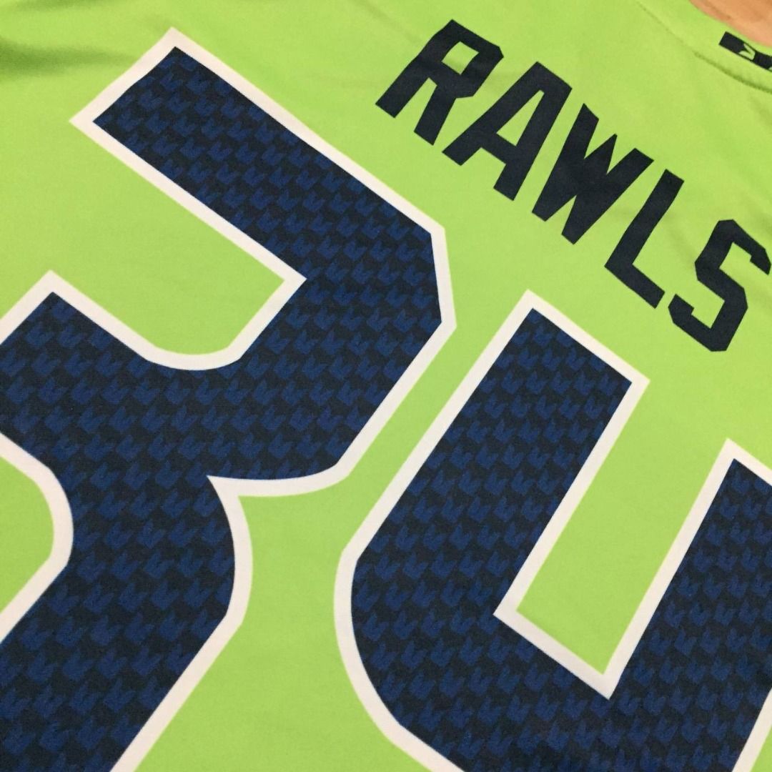 Thomas Rawls Signed Game Used Seahawks 1/7/17 Playoff Jersey 161 yds T –  Northwest Sportscards