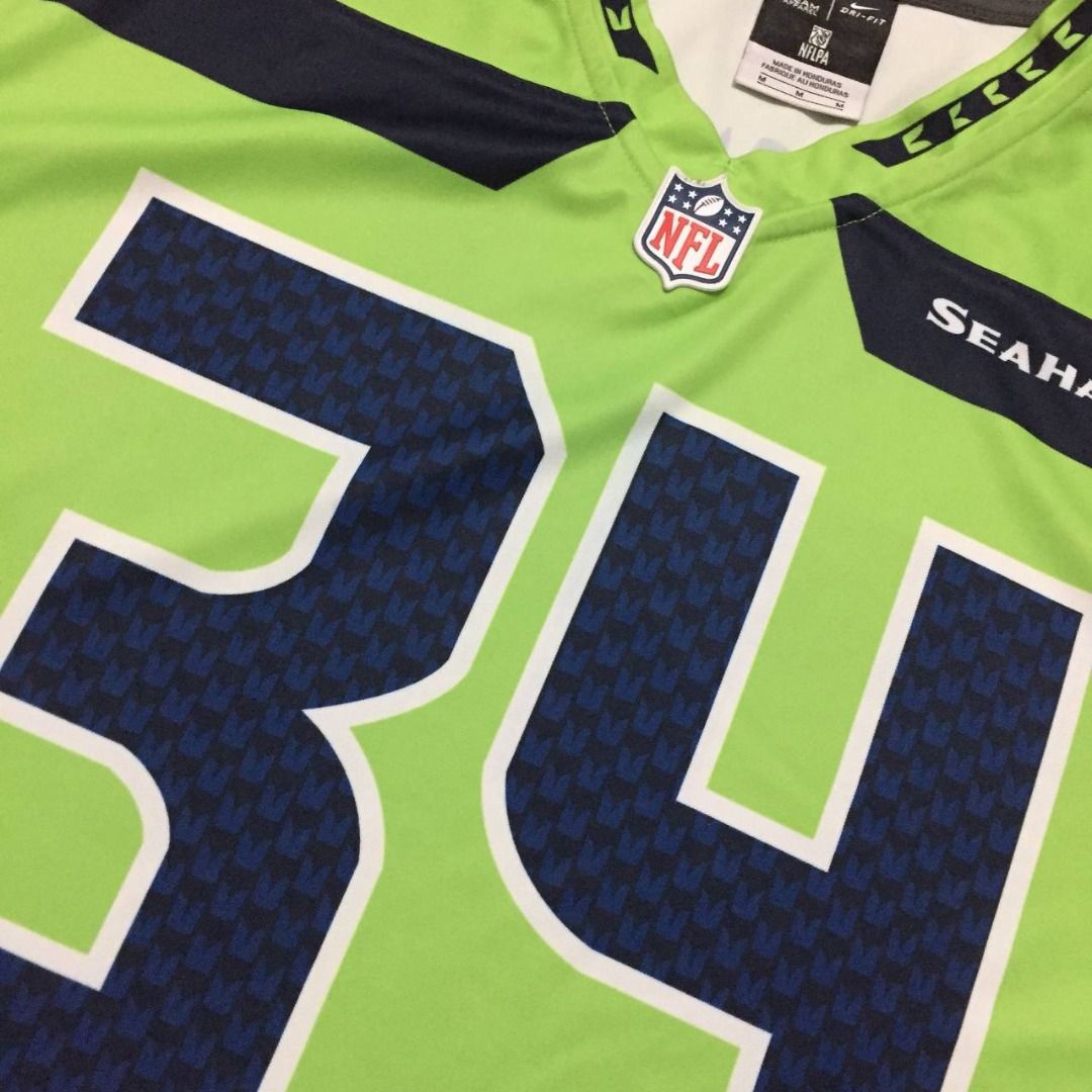 Thomas Rawls Signed Game Used Seahawks 1/7/17 Playoff Jersey 161 yds T –  Northwest Sportscards