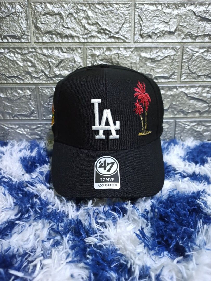 Los Angeles Dodgers 47 Brand Cardinal MVP Adjustable Hat