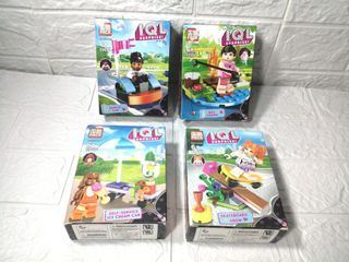 4 Packs of LOL Lego Type Toys For Girls Toy Sale Package
