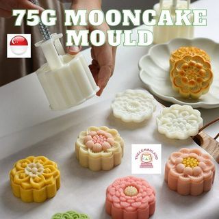 [5K Review Seller] 2023 75g Mooncake Mould including Plunger with Disc - Part I
