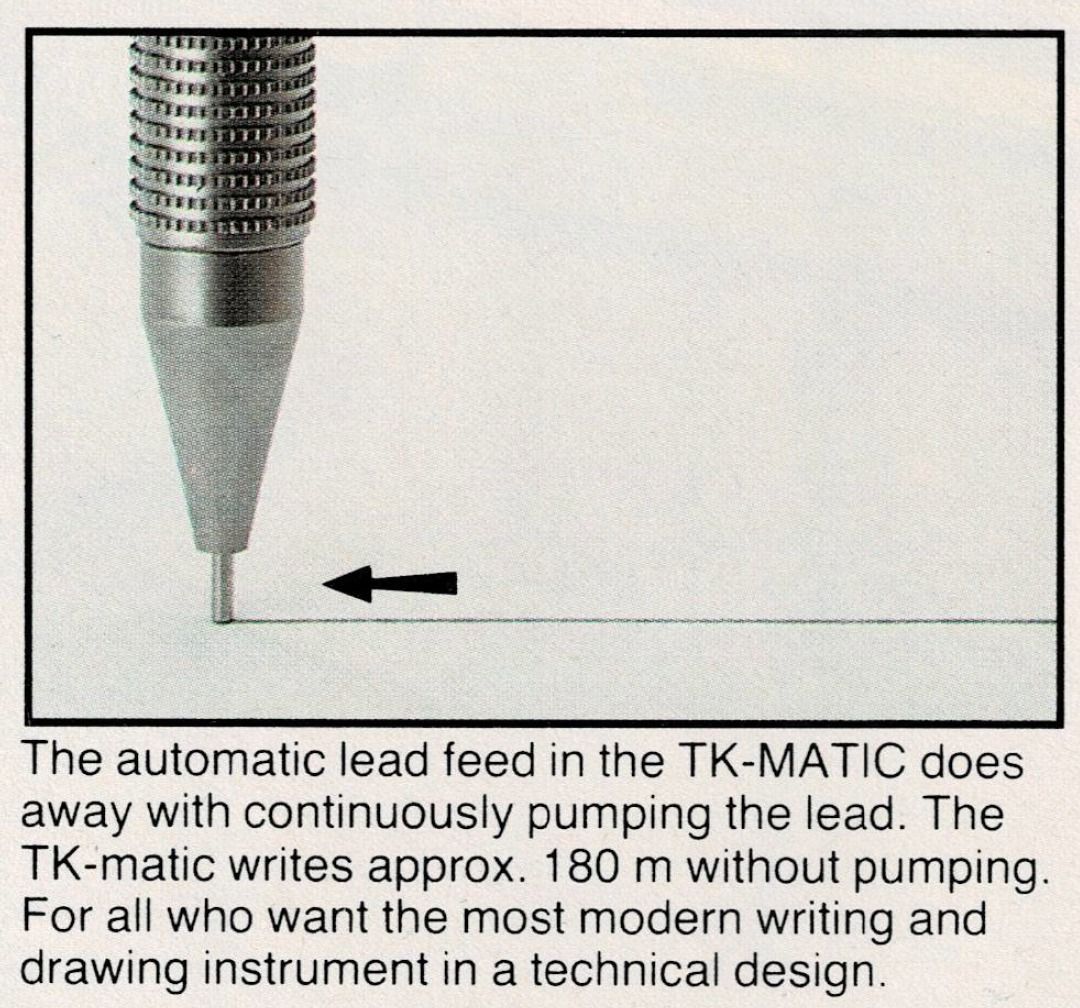 80年代Faber-Castell TK-matic L (9725L) 0.5mm mechanical pencil 全