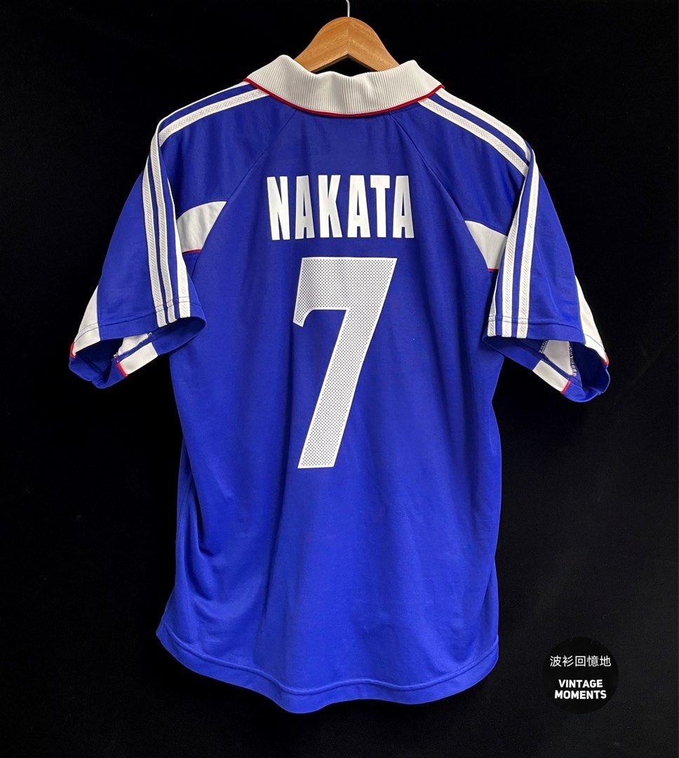 日本99/00主場球員版中田英壽JAPAN HOME NAKATA, 預購- Carousell