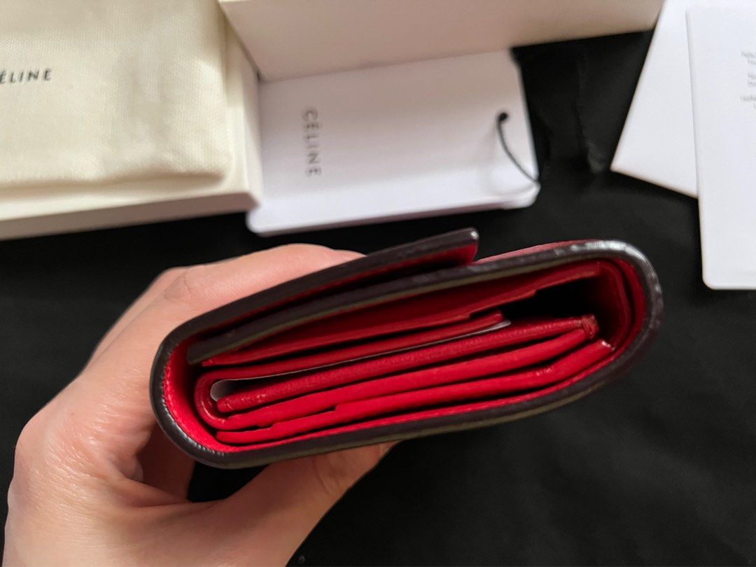 Celine sales red wallet
