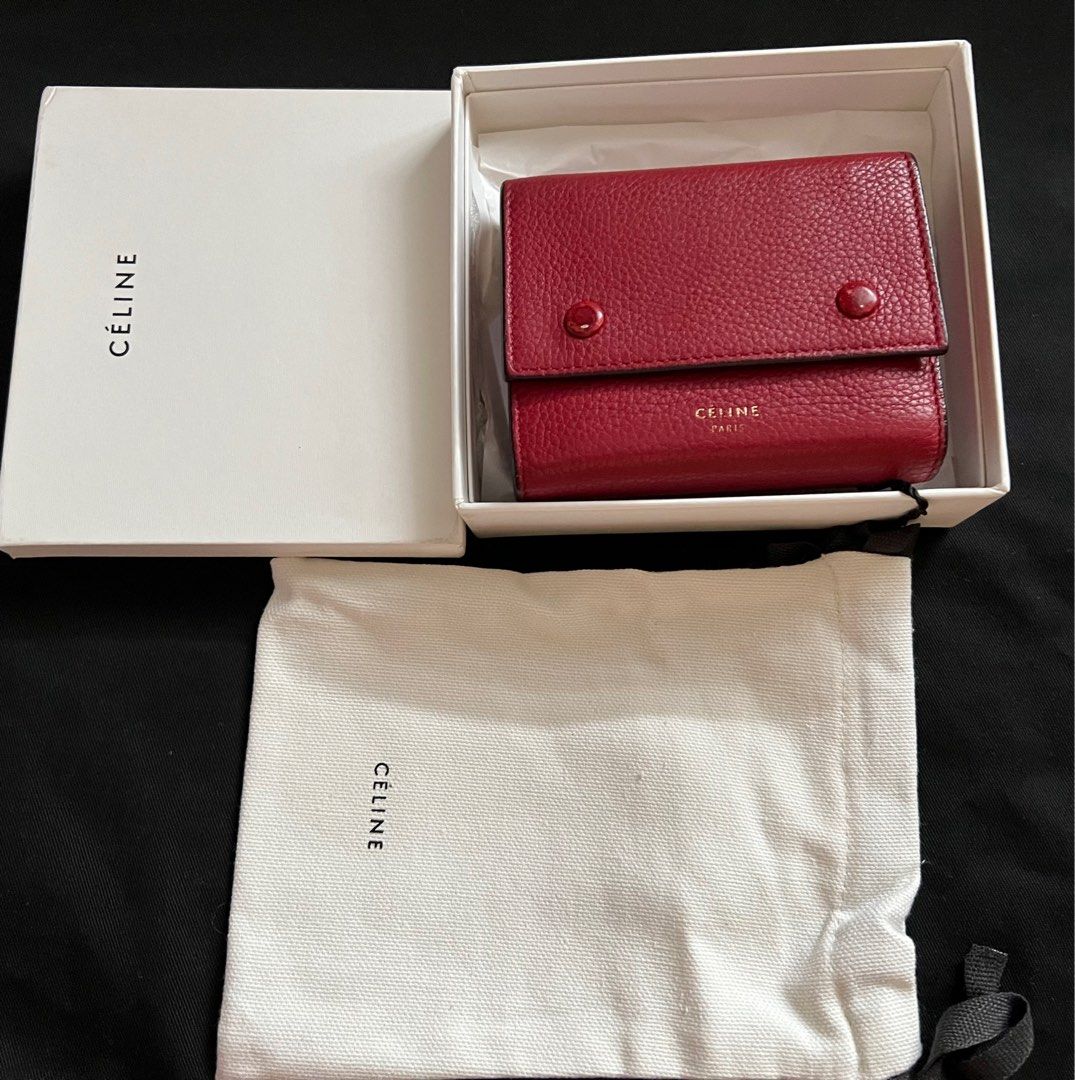 CELINE FLAP CARD HOLDER, Luxury, Bags & Wallets on Carousell