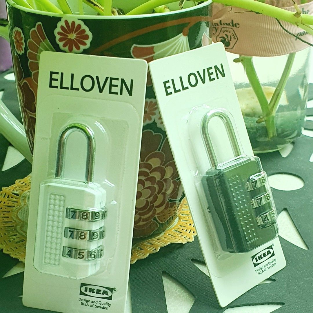 ELLOVEN padlock, white - IKEA