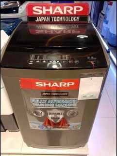 💯 Legit HINDI MALL PULL OUT 🎉 SHARP TOPLOAD FULLY AUTOMATIC WASHING MACHINE ESJN06 ESJN07 ESJN08 ESJN09 ES-JN105 ES-S95HP-GY
