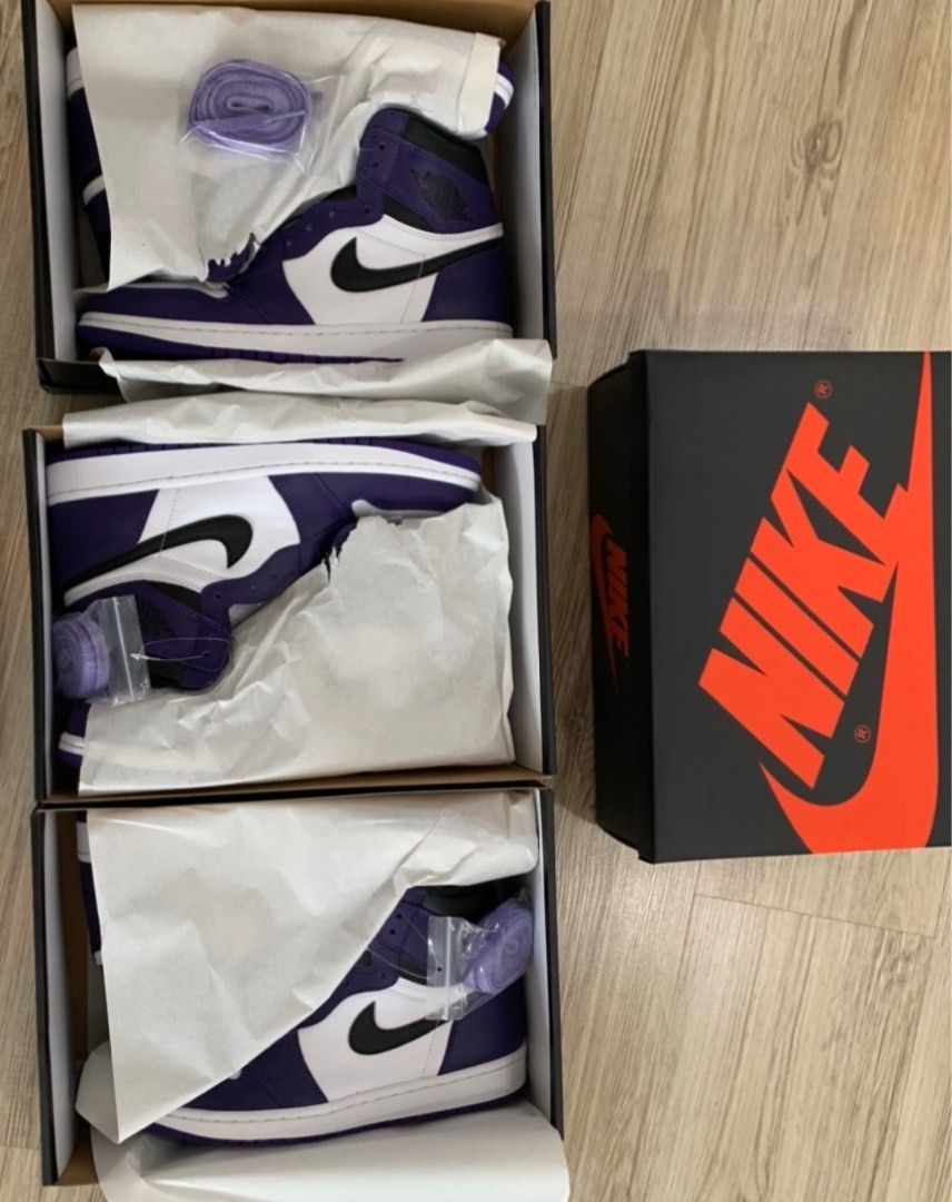 NIKE AIR JORDAN 1 COURT PURPLE 2.0 COURT PURPLE AIR JORDAN 1