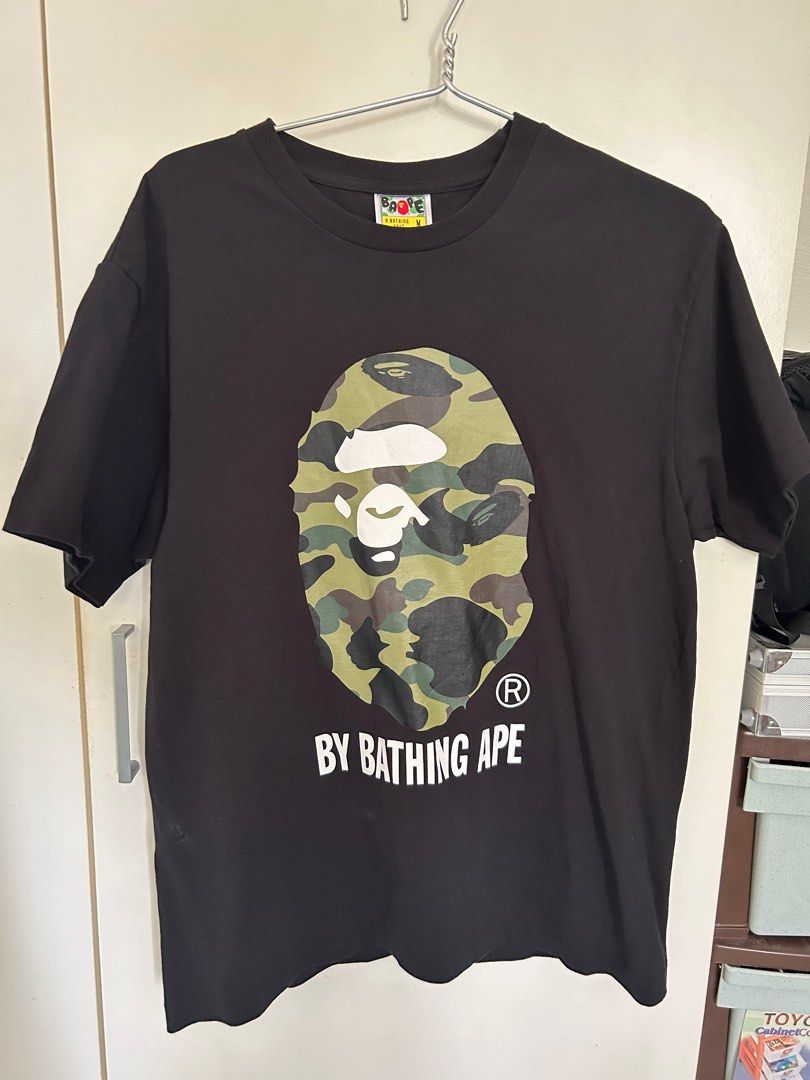 Black camo store bape shirt
