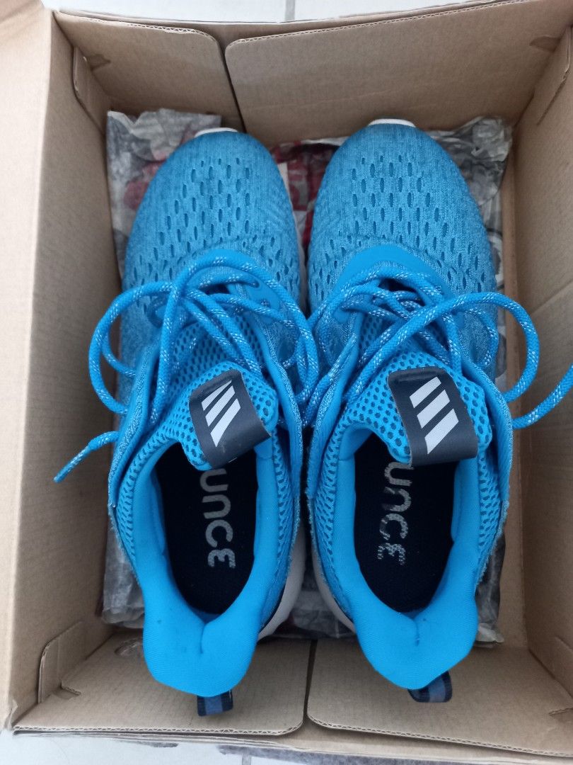 Adidas Alphabounce Blue Women s Fashion Footwear Sneakers on Carousell