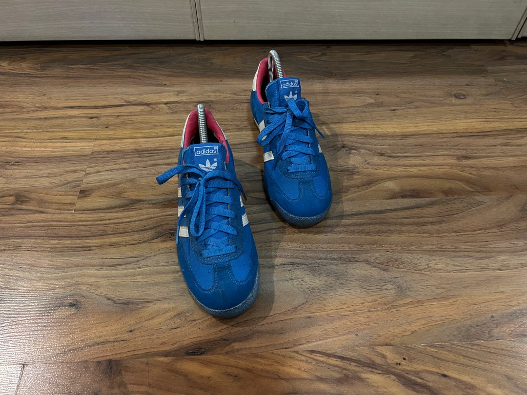 mens adidas dragon trainers blue