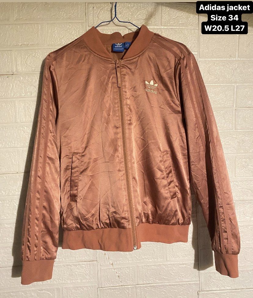 Rose gold deals adidas jacket