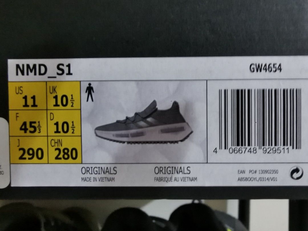 Adidas NMD S1 Size US11 UK10.5 Men s Fashion Footwear