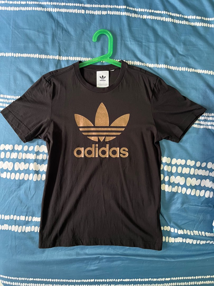 adidas t shirt gold logo