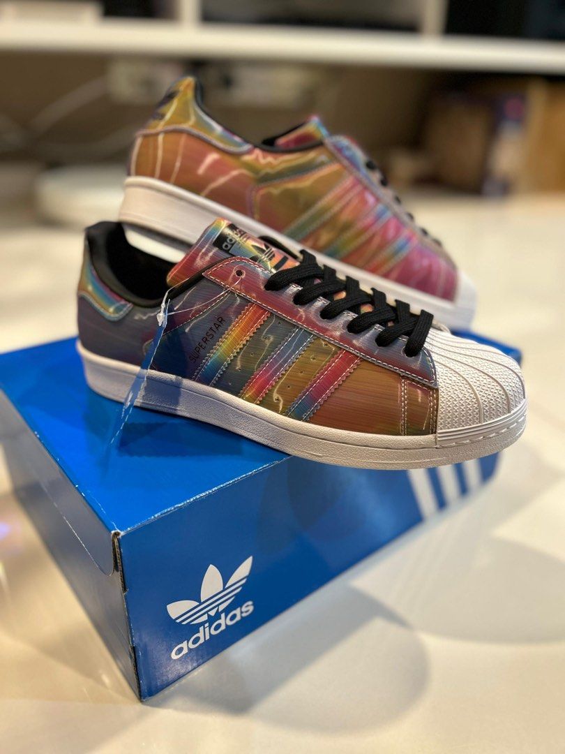Adidas superstar iridescent Men s Fashion Footwear Sneakers on