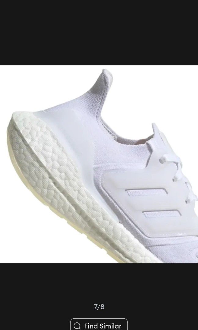Adidas ultra boost  mens running store shoes cloud white