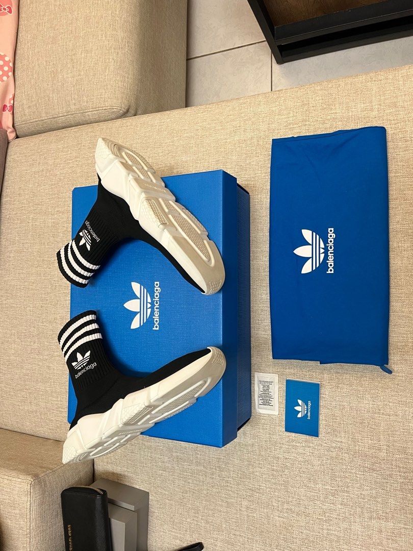 （二手正品）adidas x Balenciaga 襪套鞋 全配。近全新