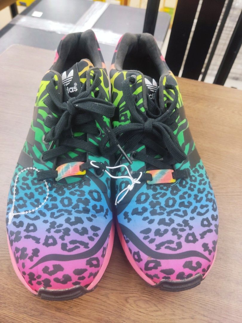 Adidas zx shop flux leopard multicolor