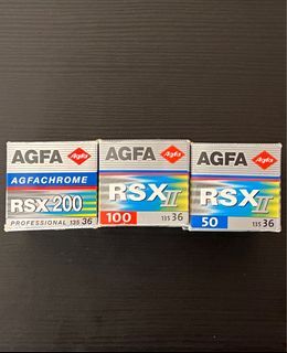 德國菲林AGFA RSX II 50, RAX II 100 & RSX200 極罕菲林