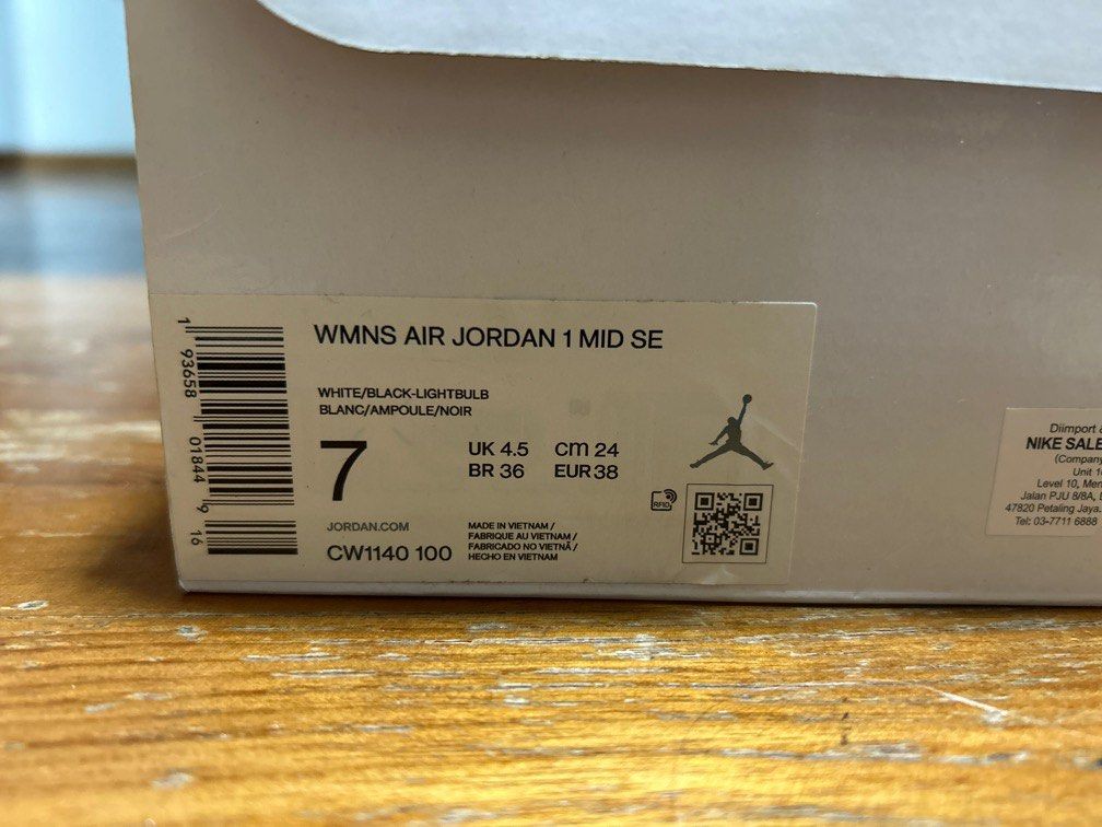 tenis air jordan 1 mid lightbulb