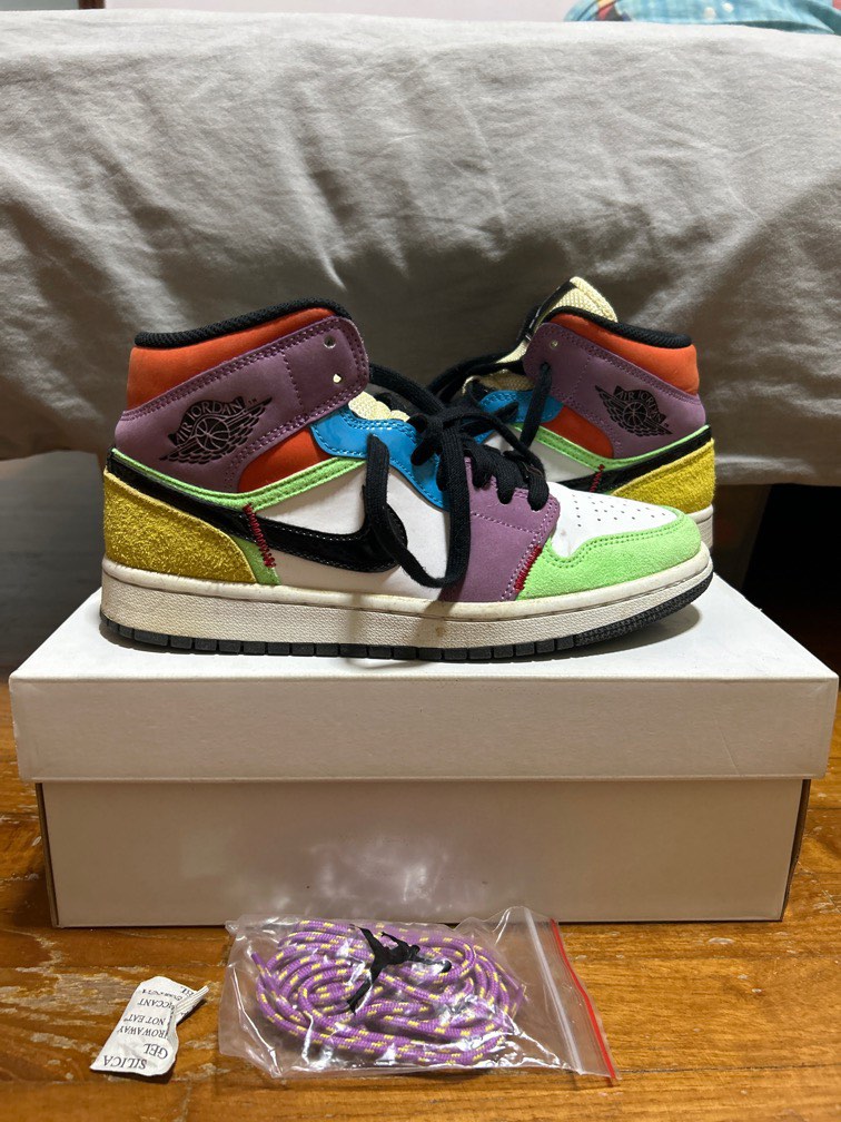 Air Jordan 1 Mid SE LightBulb Women s Fashion Footwear Sneakers on Carousell