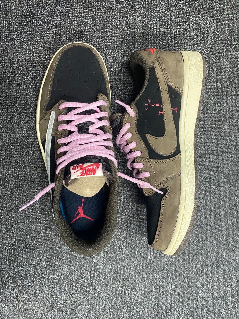 Air Jordan x Travis Scott dark mocha low Men s Fashion Footwear