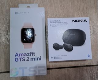 Amazfit GTS 2 mini + Nokia wireless earbud combo