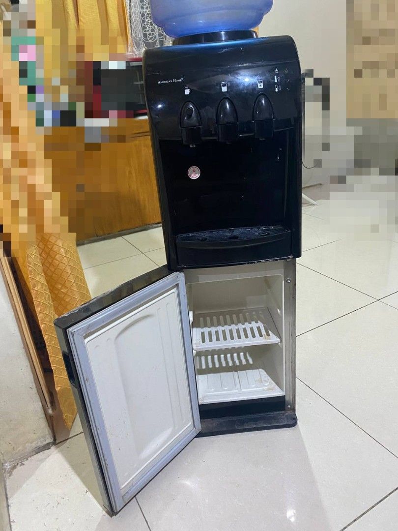 American home water store dispenser with refrigerator