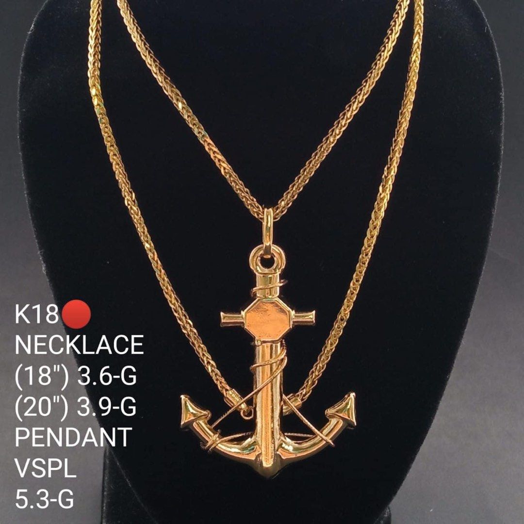 Anchor Necklaces, Women's Fashion, Jewelry & Organizers, Necklaces on Carousell