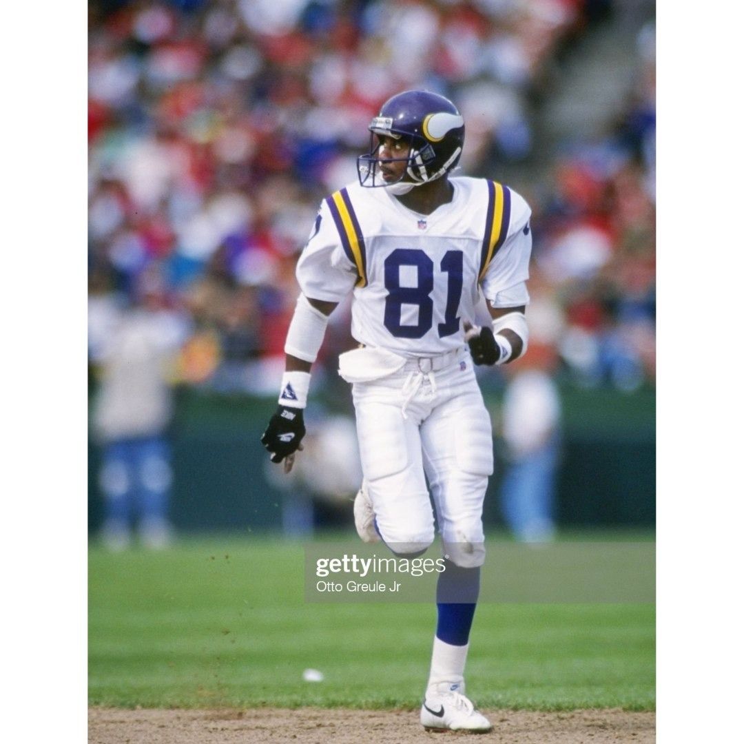 ANTHONY CARTER MINNESOTA VIKINGS VINTAGE AWAY AUTHENTIC JERSEY