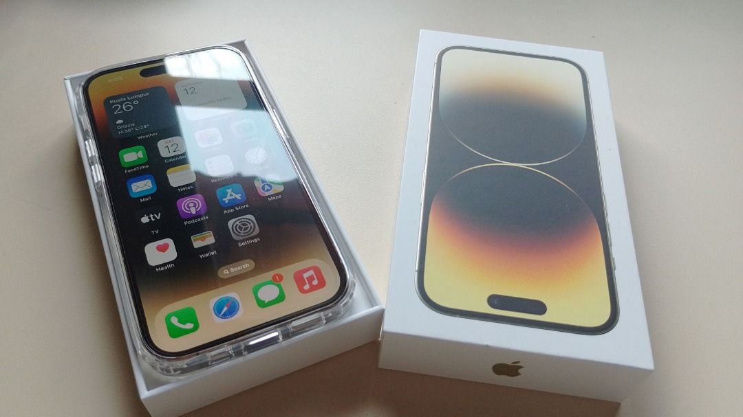 Apple iPhone 14 Pro (256 GB) - Gold : : Electronics