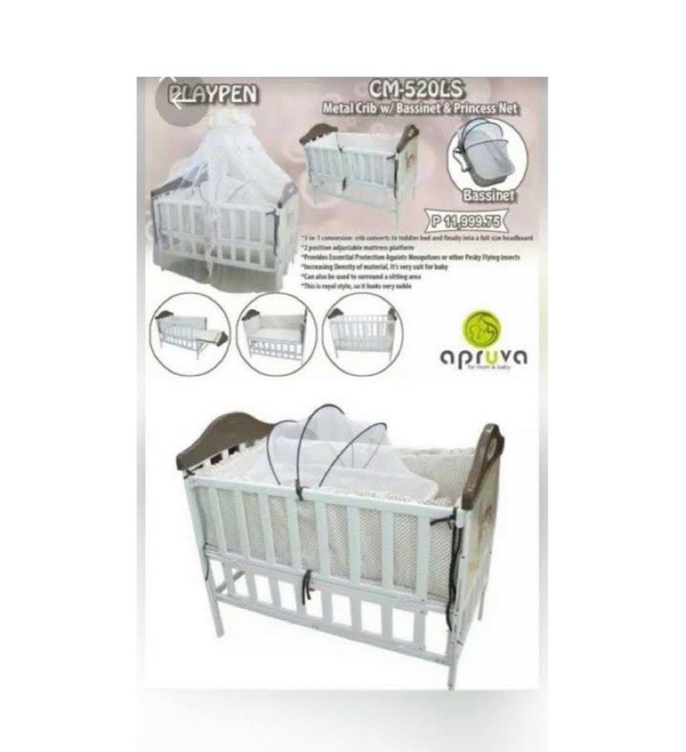 Apruva hotsell crib size
