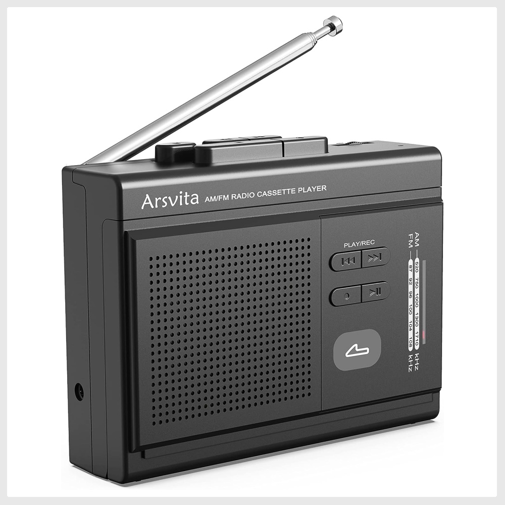 Arsvita Portable Cassette Player and Recorder, Cassette to MP3 Digital