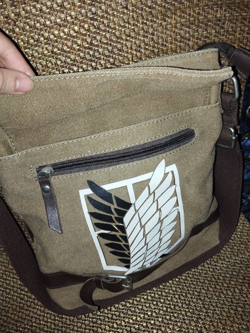 Attack on titan messenger bag store