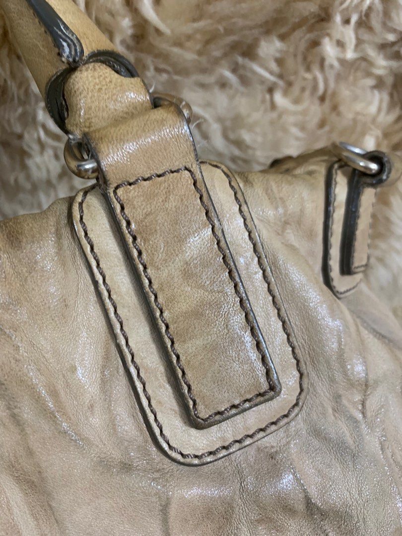 Authentic GIVENCHY Wrinkled Sheepskin Large pandora Weekender crossbody